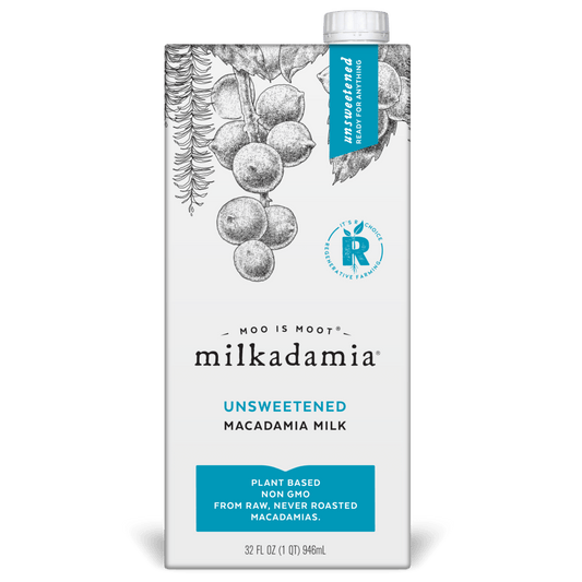 Milkadamia - Unsweetened Macadamia Milk (32 fl oz)