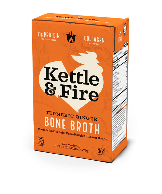 Kettle & Fire - Turmeric Ginger Bone Broth (16.9 oz)