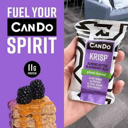 CanDo - Almond Butter Blackberry Jelly Protein Bar (1.8 oz)