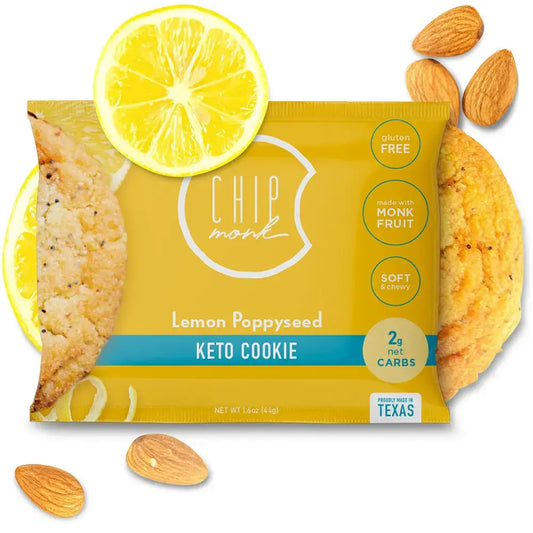 Chipmonk Baking - Lemon Poppy Seed Keto Cookie (1.7 oz)