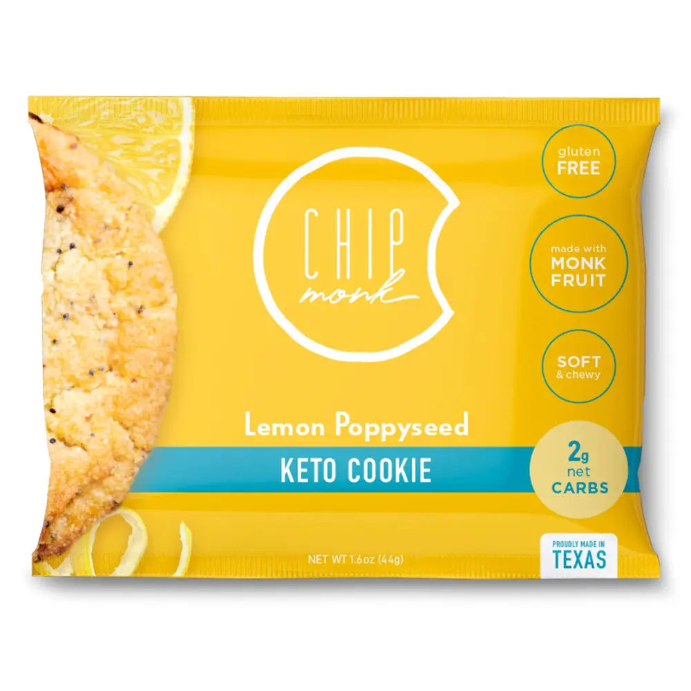 Chipmonk Baking - Lemon Poppy Seed Keto Cookie (1.7 oz)