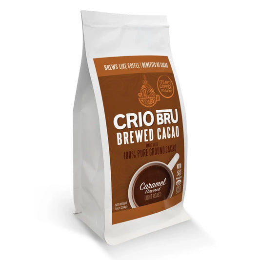 Crio Bru - Caramel Light Roast 100% Pure Ground Cacao (10 oz)