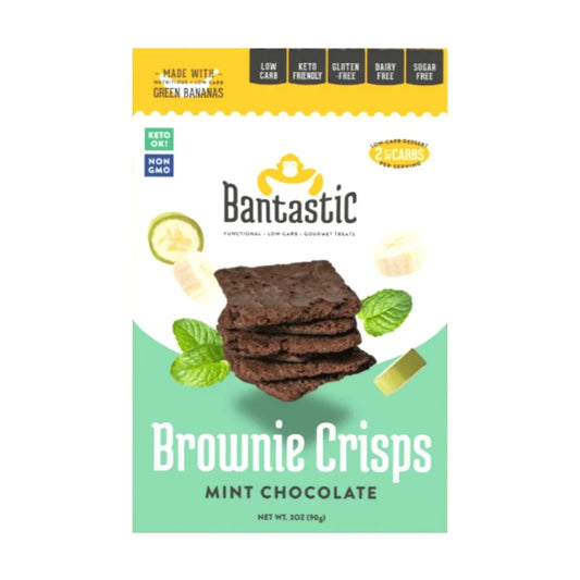 Natural Heaven - Mint Chocolate Brownie Thins Crisps (3 oz)