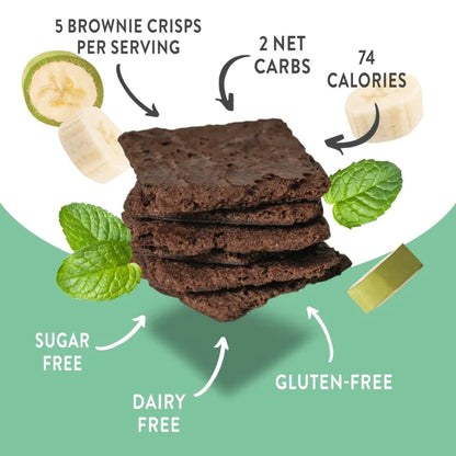 Natural Heaven - Mint Chocolate Brownie Thins Crisps (3 oz)