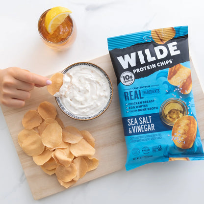 Wilde Snacks - Sea Salt & Vinegar Chicken Protein Chips (2.25 oz)