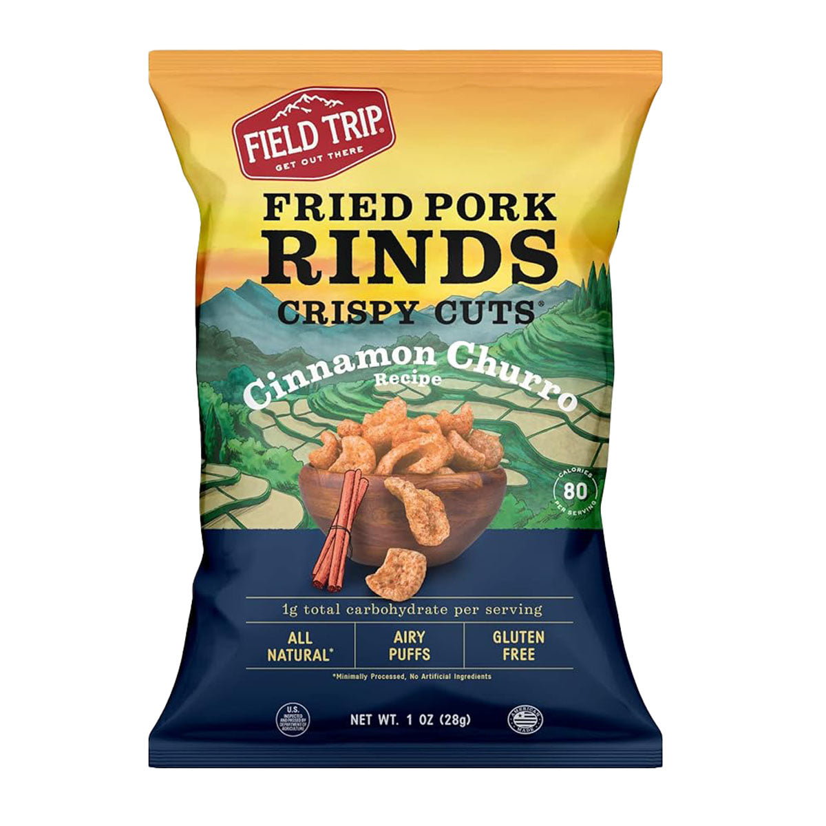 Crispy Cuts Cinnamon Churro Pork Rinds (1 oz)