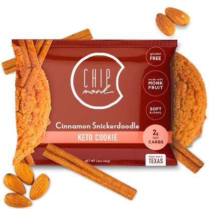 ChipMonk Baking - Cinnamon Snickerdoodle Keto Cookie (1.6 oz)