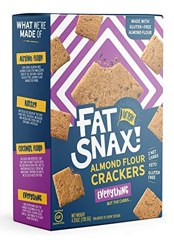 Fat Snax - Everything Almond Flour Crackers (4.25 oz)