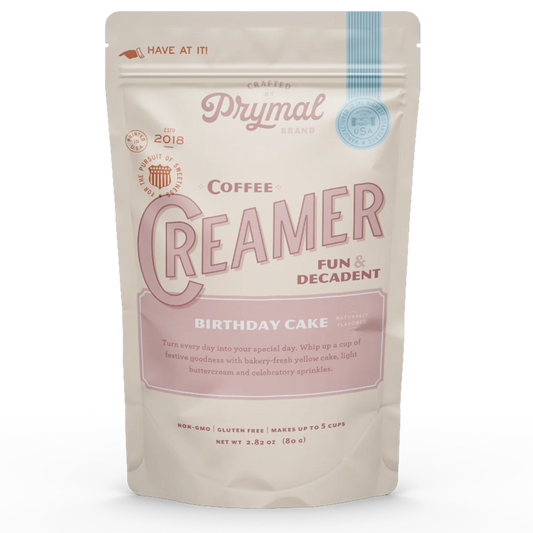 Prymal Coffee Creamer - Birthday Cake Coffee Creamer (11.3 oz)