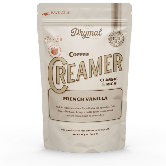 Prymal Coffee Creamer - French Vanilla Coffee Creamer (11.3 oz)