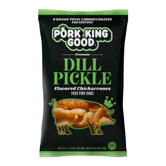 Pork King Good - Dill Pickle Pork Rinds (1.75 oz)