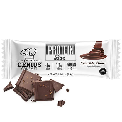 Genius Gourmet - Chocolate Dream Protein Bar (1.02 oz)