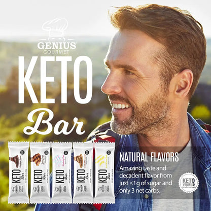 Genius Gourmet - Peanut Butter Chocolate Protein Bar (1.09 oz)