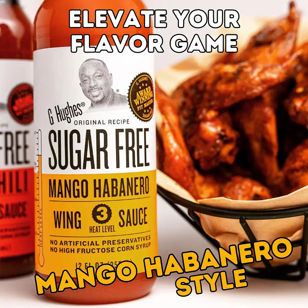 G Hughes - Mango Habanero Wing Sauce (12 oz)