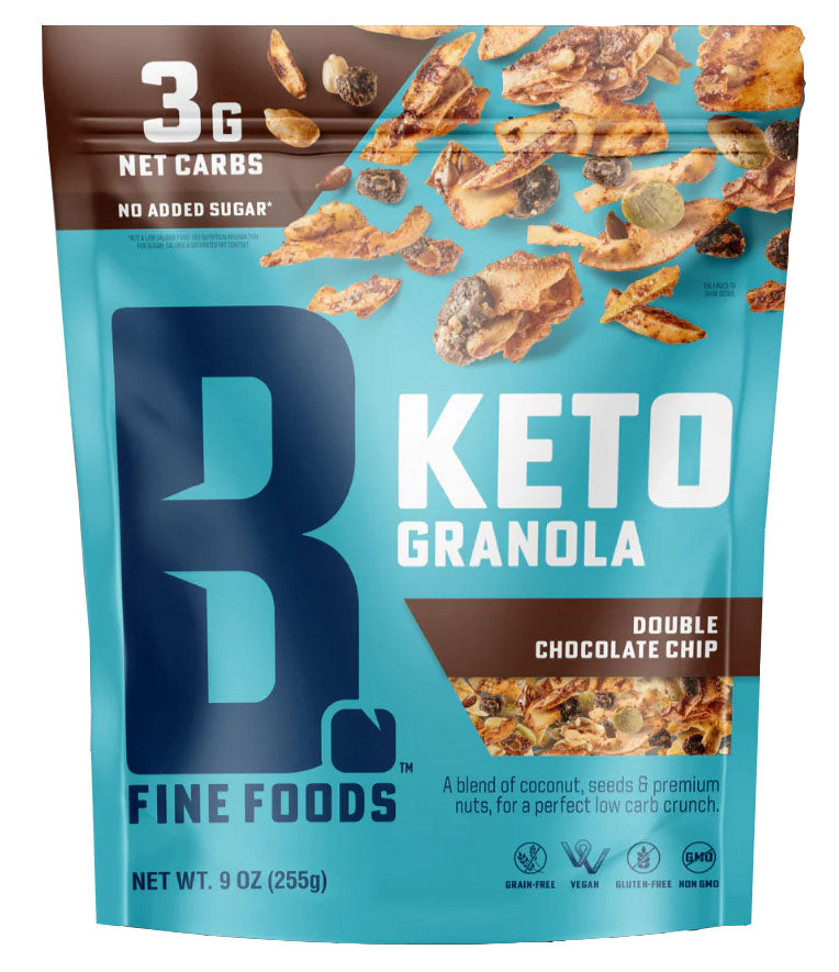 B. Fine Foods - Double Chocolate Chip Keto Granola (9 oz)