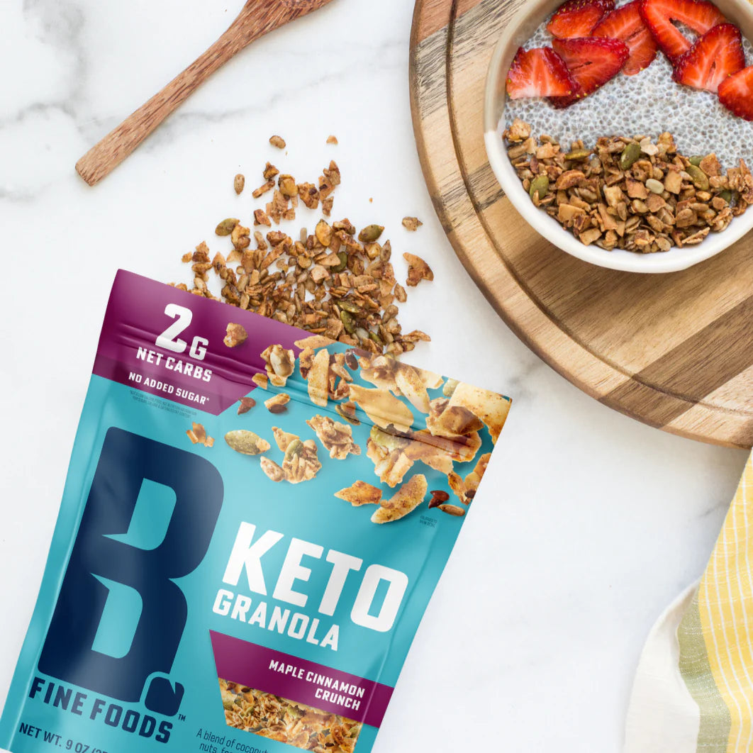 B. Fine Foods - Maple Cinnamon Crunch Keto Granola (9 oz)