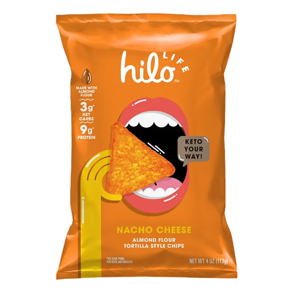 Hilo Life Snacks - Nacho Tortilla Chips (4 oz)