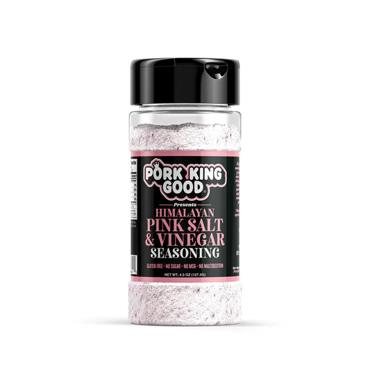 Pork King Good - Himalayan Pink Salt & Vinegar Seasoning Shaker (4.5 oz)
