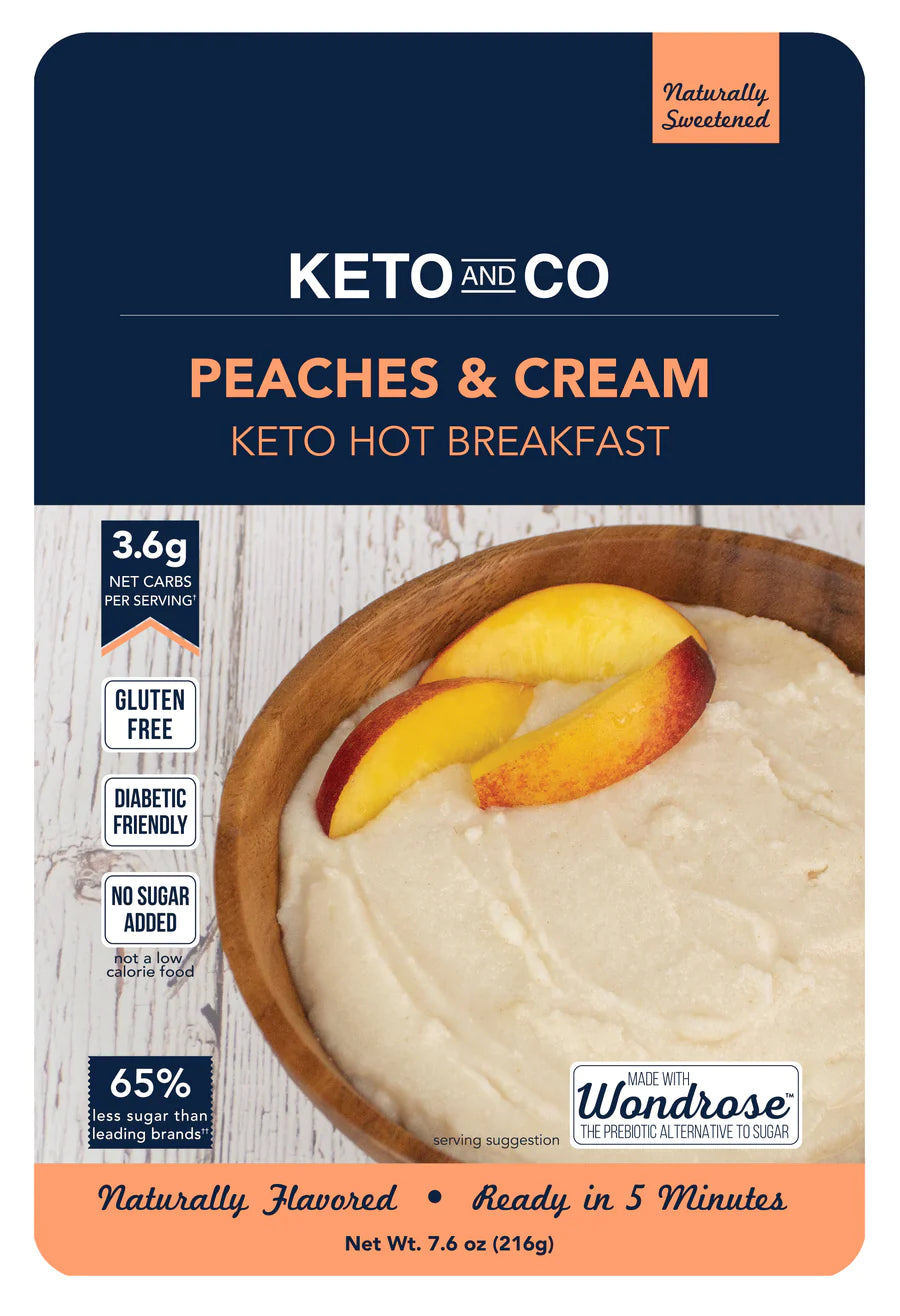 Keto Peaches & Cream Hot Breakfast (7.6 oz)