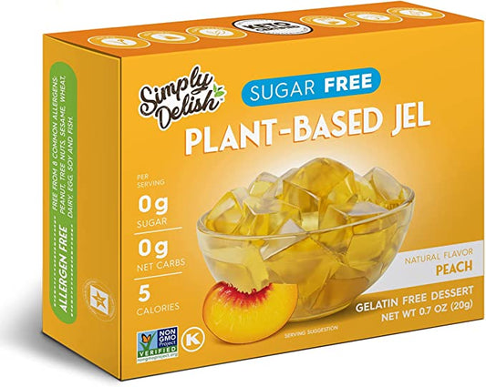Plant Based Natural Peach Jel Dessert (0.7 oz)