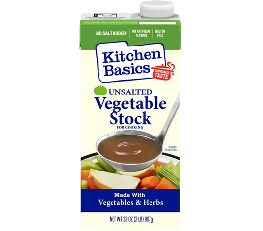 Kitchen Basics - Unsalted Vegetable Stock (32 oz)