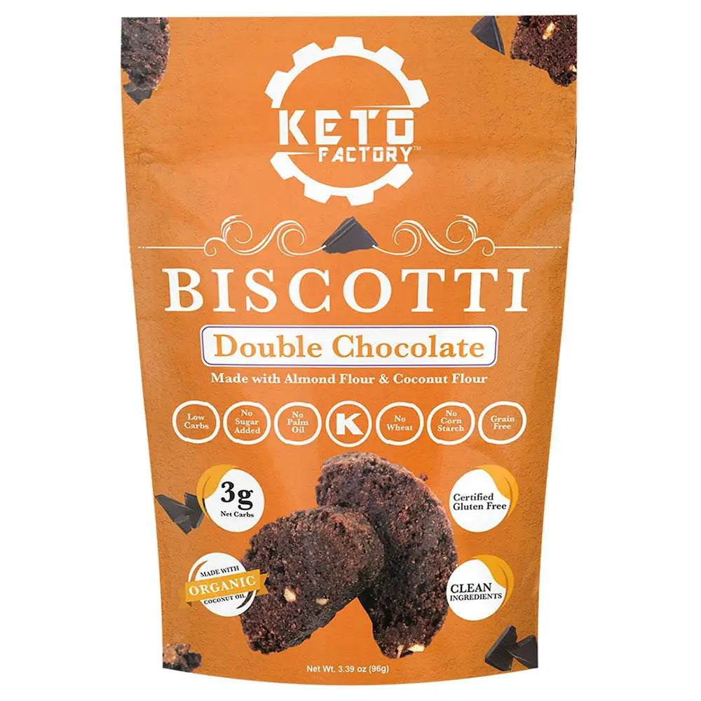 Keto Factory - Double Chocolate Biscotti (3.39 oz)