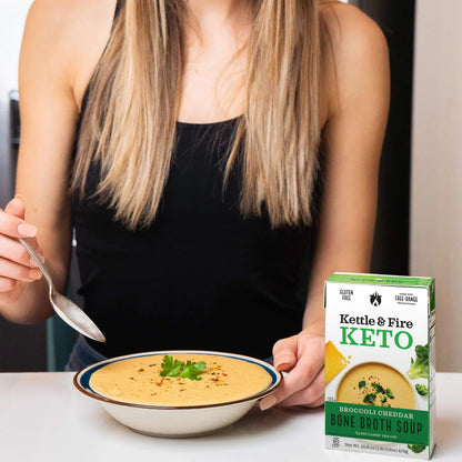 Kettle & Fire - Broccoli Cheddar Keto Soup (16.9 oz)