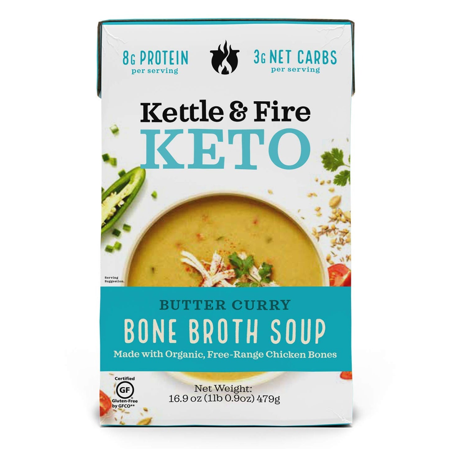 Kettle & Fire - Butter Curry Keto Soup (16.9 oz)