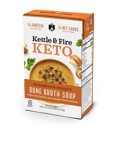 Kettle & Fire - Mushroom Bisque Keto Soup (16.9 oz)