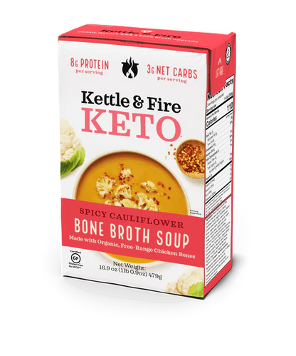 Kettle & Fire - Spicy Cauliflower Keto Soup (16.9 oz)