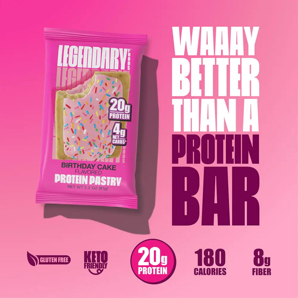 Legendary Foods - Birthday Cake Protein Pastry (2.2 oz)