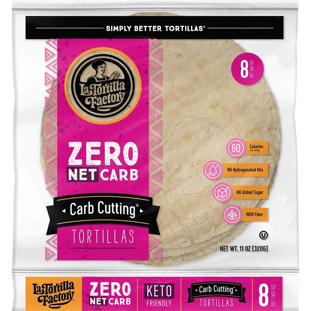 La Tortilla Factory - Carb Cutting Zero Net Carb Tortillas (8/pack)