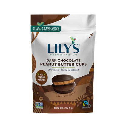 Lily's Sweets - Dark Chocolate PB Cups (3.2 oz)