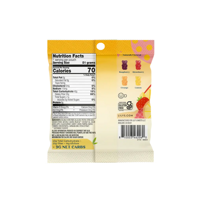 Lily's Sweets - Fruit Gummy Bears (1.8 oz)