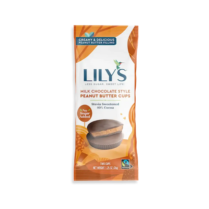 Lily's Sweets - Milk Chocolate Peanut Butter Cups (2/pack) (1.25 oz)
