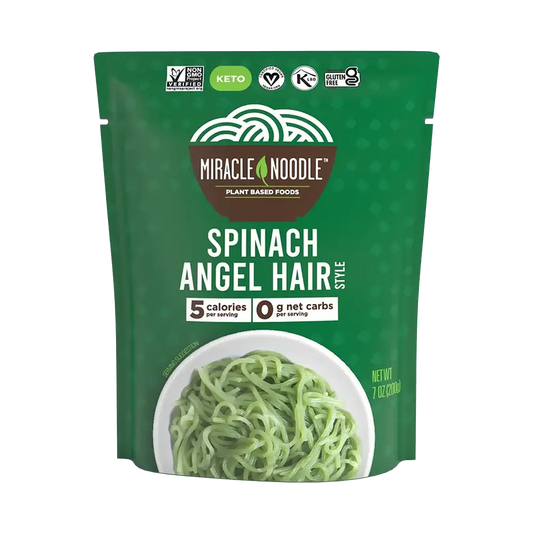 Miracle Noodle - Ready To Eat Spinach Angel Hair Noodle (7 oz)