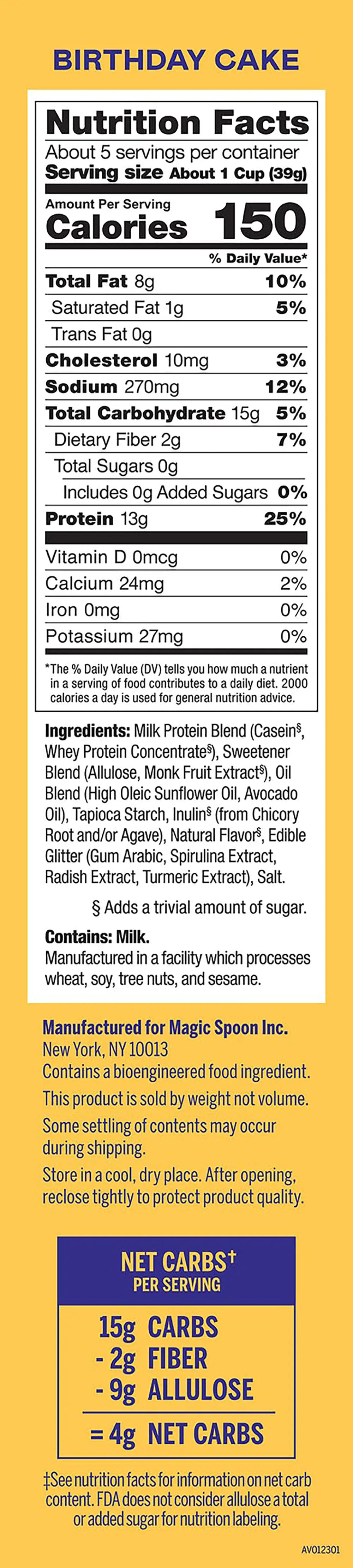 20 Cake Mix Nutrition Facts - Facts.net