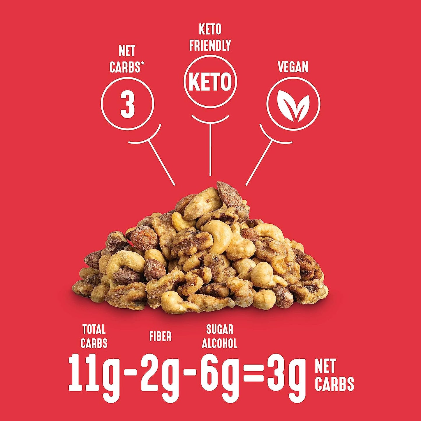 Lakanto - Maple Glazed Keto Candy Nuts (8 oz)