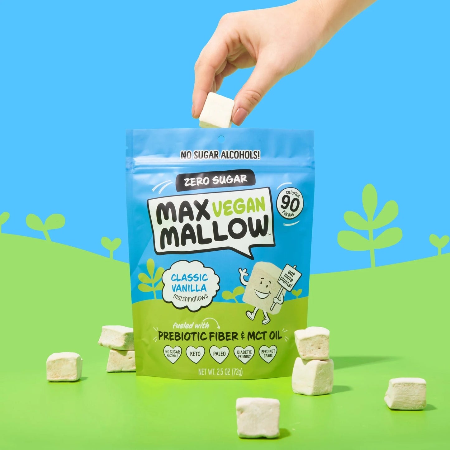 Max Sweets - Vegan Classic Vanilla Max Mallow (2.5 oz)