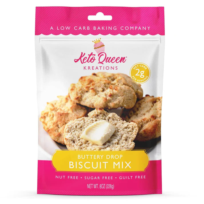 Keto Queen Kreations - Buttery Drop Biscuit Mix (8 oz)