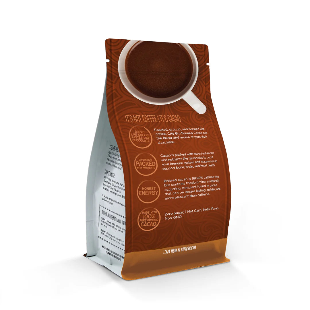 Mocha Light Roast 100% Pure Ground Cacao (10 oz)