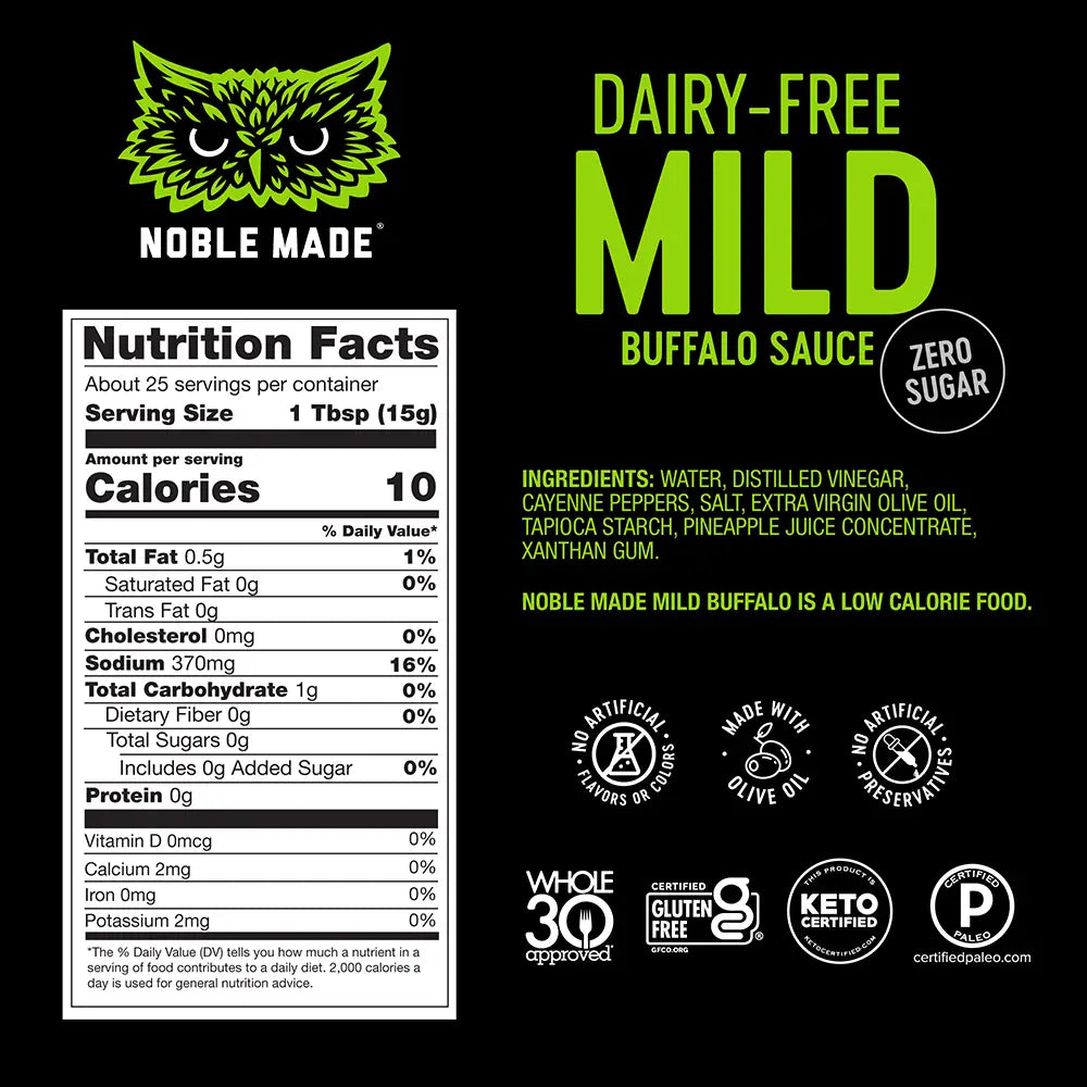 Noble Made - Mild Buffalo Sauce (13 oz)