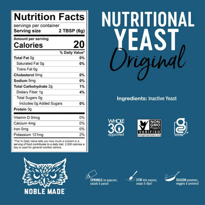Noble Made - Nutritional Yeast (1.4 oz)