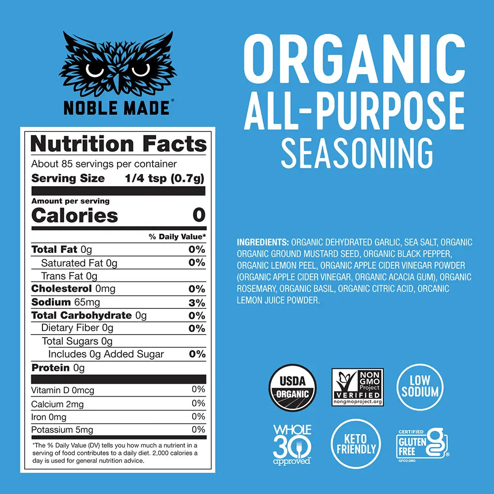 Noble Made - Organic All-Purpose Seasoning (2.1 oz)