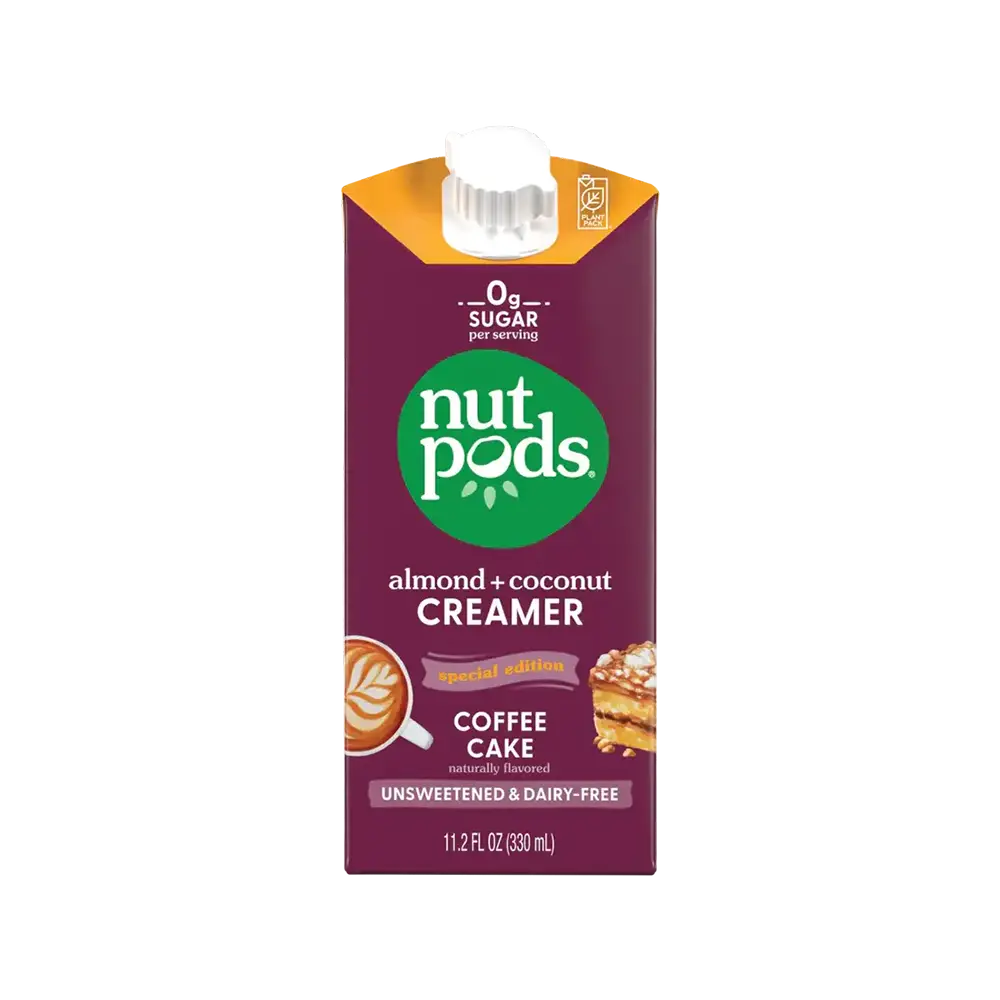 Nutpods - Coffee Cake Unsweetened, Dairy Free Creamer (11.2 fl oz)