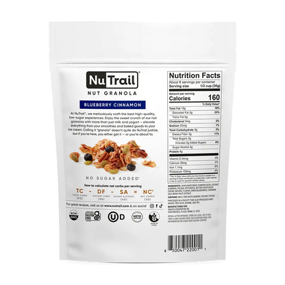 NuTrail - Blueberry Cinnamon Keto Granola (8 oz)