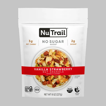 NuTrail - Vanilla Strawberry Nut Granola (8 oz)