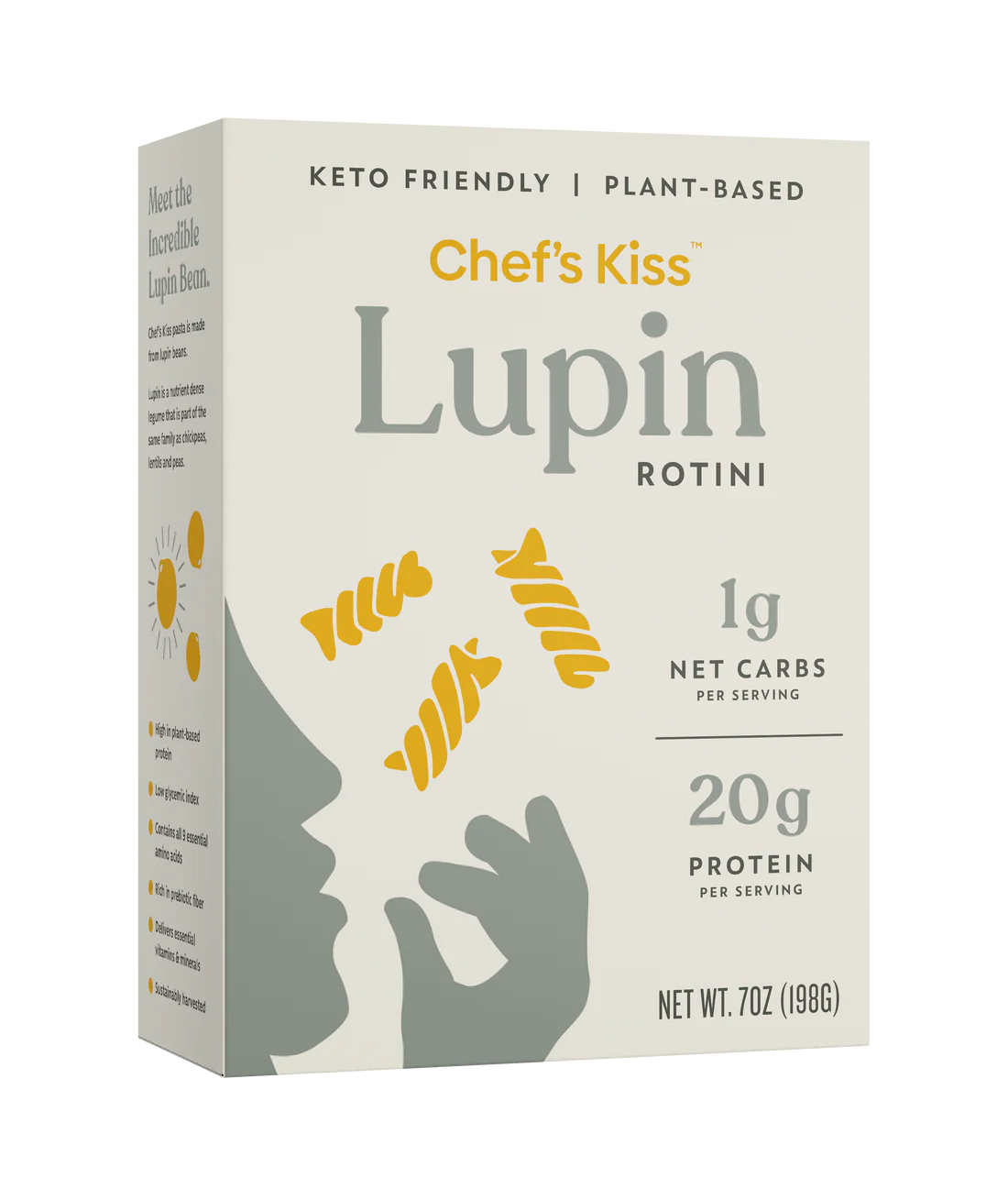 Lupin Rotini Pasta (7 oz)