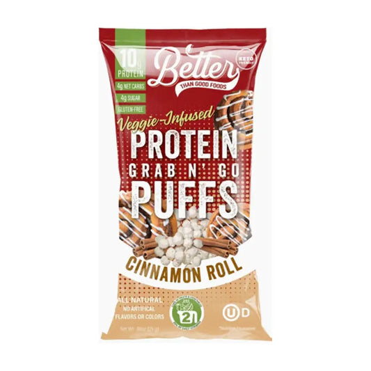 Better Than Good Foods - Cinnamon Roll Protein Puffs (0.88 oz)
