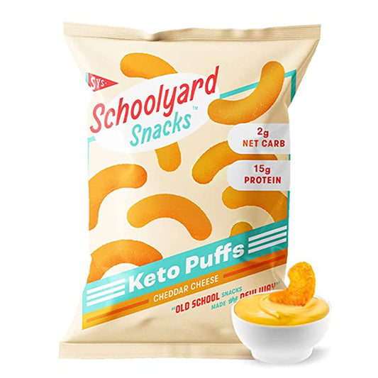 Better Than Good Foods - Schoolyard Snacks Cheddar Protein Puffs (0.92 oz)